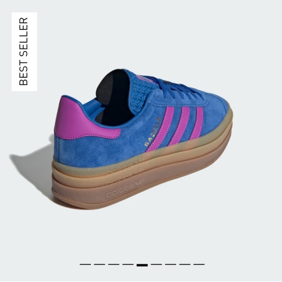 Adidas Women's Platform Gazelle Bold, Size 7 - Picture 5 of 12